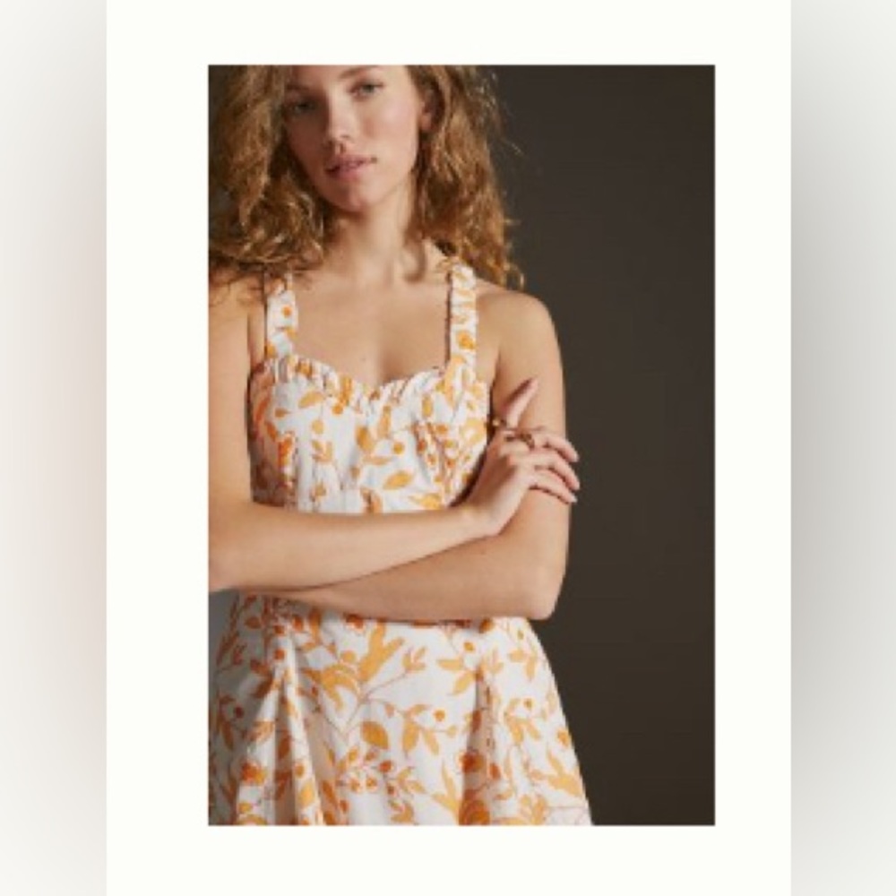 Maeve sweetheart mini dress